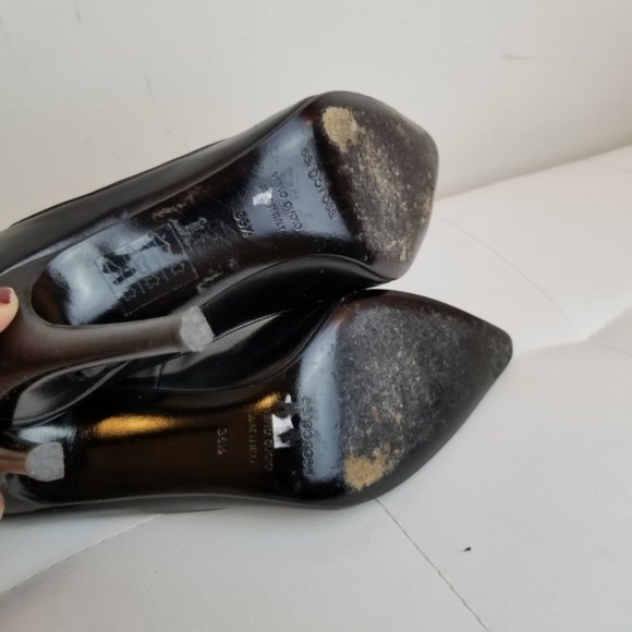 Sergio Rossi velvet ankle strap heels 36.5 - Picture 8 of 8